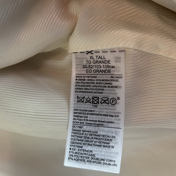 Banana Republic women’s faux fur jacket size XL Tall - Picture 5 of 6